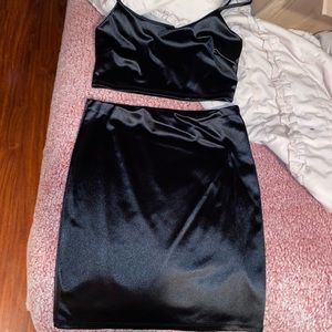 Windsor 2 piece black bodycon dress